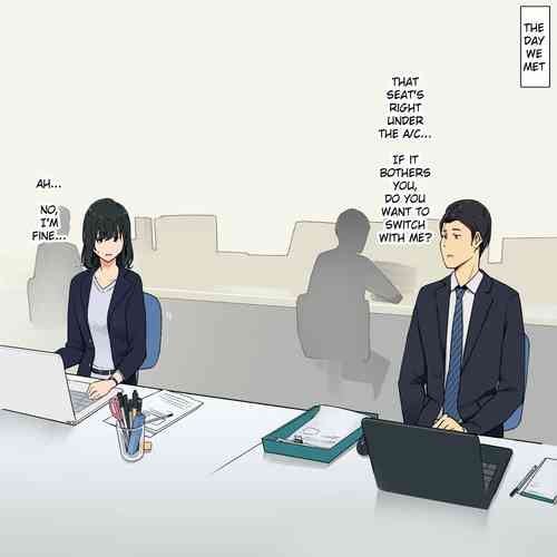 Hitomishiri Douryou Joshi to Micchaku Sex Suru Ohanashi
