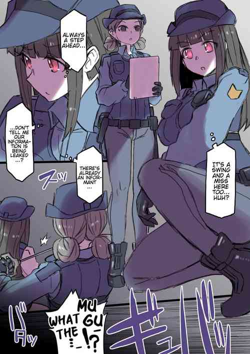 Ottorishita Chohatsu Kurokami no Onna Keisatsukan ga Sekusaroido ni Kaizosareru | A Gentle Long Black Haired Female Police Officer is Remodelled into a Sexaroid