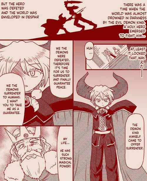 The demon king and the holy pristess