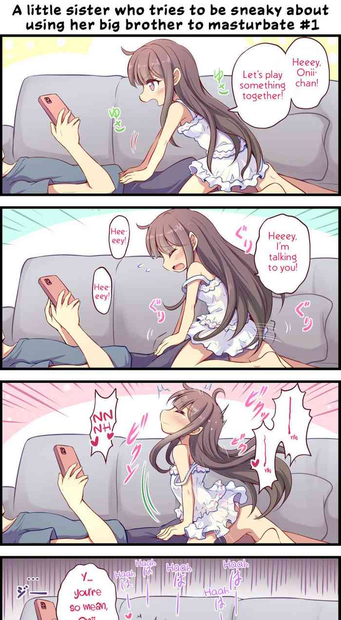 Barenai You Ni Nii De Onanii Suru Imouto-Chan | A Little Sister Who Tries to Be Sneaky About Using Her Big Brother to Masturbate