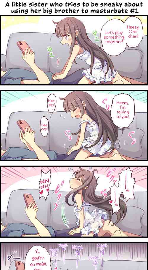 Barenai You Ni Nii De Onanii Suru Imouto-Chan | A Little Sister Who Tries to Be Sneaky About Using Her Big Brother to Masturbate