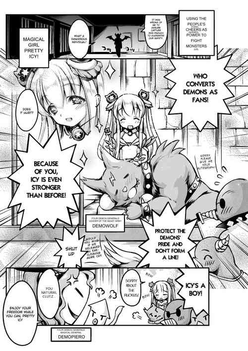 Otokonoko Mahou Shoujo Pretty Icy~Icy Dai Pinchi!? Haritsuke-Shaiminshoukei Show Daihaishin~