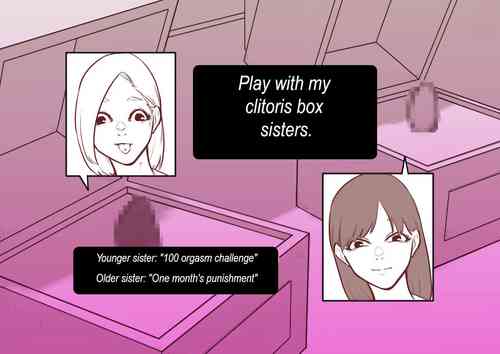 Cli Box ni Batta Onee-chan-tachi no Cli o Ijiri Taosu | Play with my clitoris box sisters.