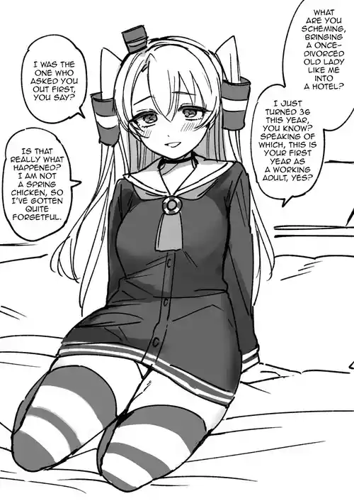Batsuichi Amatsukaze Layer (36) Rakugaki Manga | A Doodle about a Once-divorced Amatsukaze Cosplayer