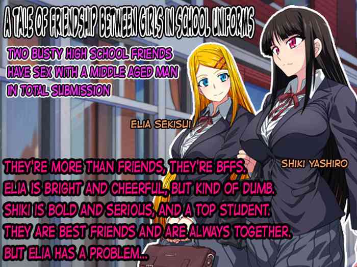 Seifuku Shoujo Yuujou Tanshi - Kyonyuu JK Nakayoshi Combi o Chuunen Oyaji ga Zettai Fukujuu Sex | A Tale of Friendship Between Girls in School Uniforms [English] =TB=