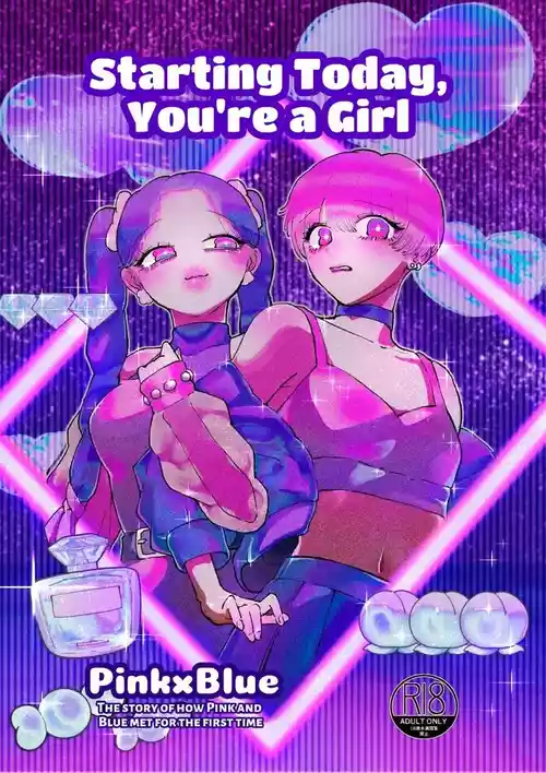 Kyou kara Onnanoko ~Pink Blue~ | Starting Today, You’re a Girl Pink×Blue