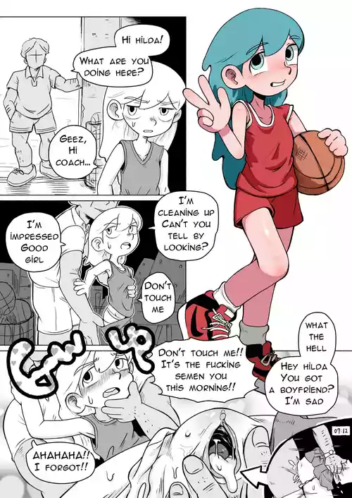 Hilda after basketball play