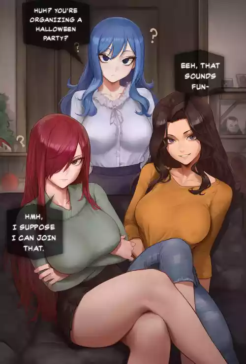Halloween Party With Fairy Tail Girls