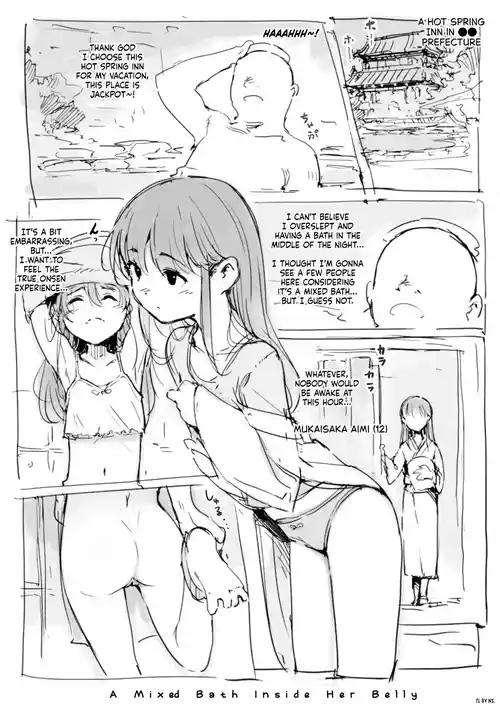 Konyoku wa Onaka no Naka de | A Mixed Bath Inside Her Belly