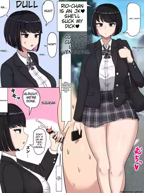 Cool-kei JK Rio-chan ~Sochin to Dekachin no Hannou no Chigai~