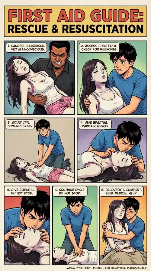Safety Poster 3: Chokehold Victim