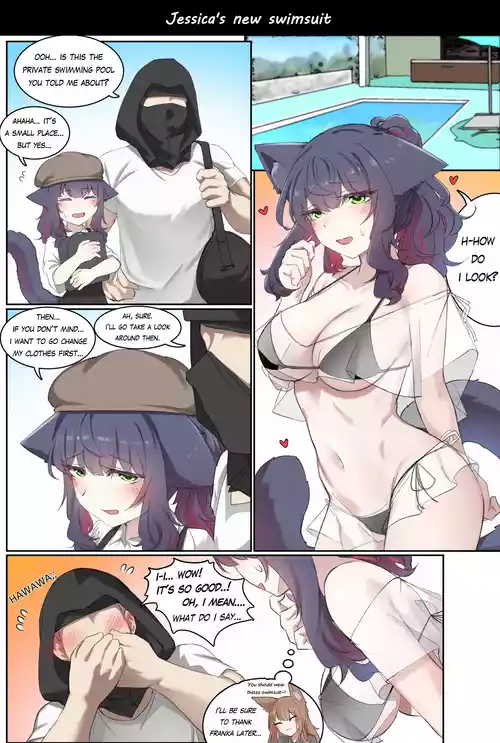 Jessica's new swimsuit