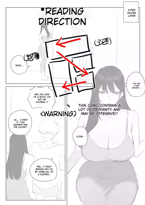 Comic about giving proper discipline to the downstairs neighbor lady...