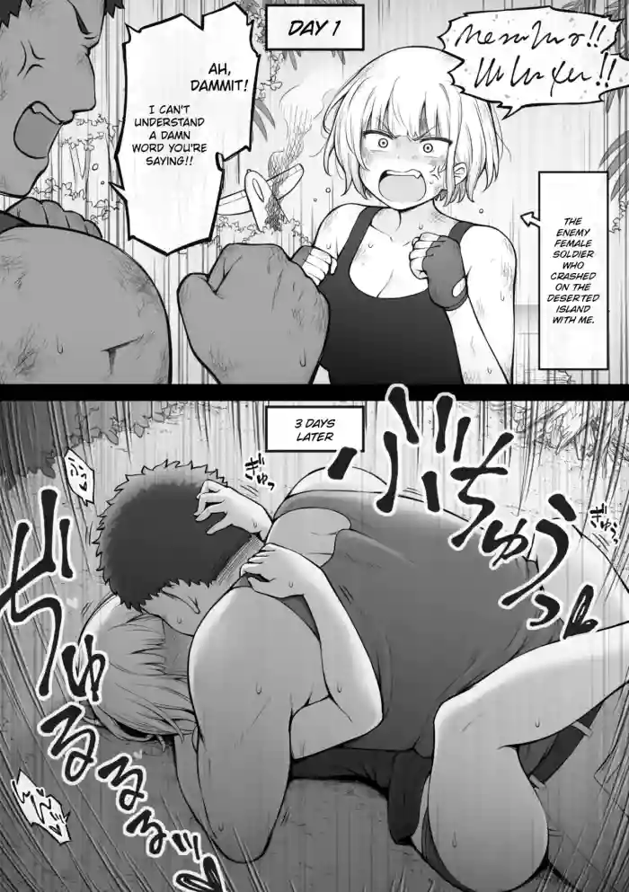 Ikoku no Onna Heishi to Mujintou Seikatsu - Living on a deserted island with a foreign female soldier