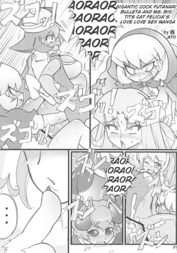 Chou Kyokon Futanari na Bulleta-san to Bakunyuu Mesunyanko na Felicia-san ga Love Love Sex suru Manga